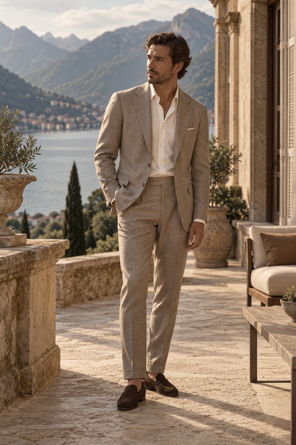Classic tailored menswear with a relaxed sense of refinement